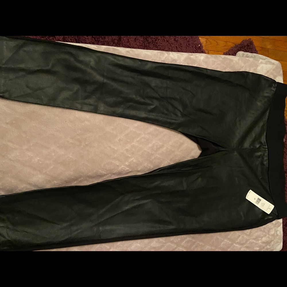 Ralph Lauren Black faux leather pants